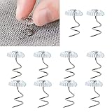 KAIAIWLUO Polsternadel,100 PCS Klaren Köpfen für Sofa Twist Pins Plastik...