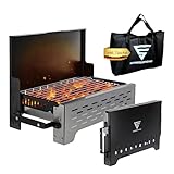 SCHNEIDERFREUDE® Premium Klappgrill mit Tasche: DEKRA-zertifizierter...
