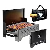 SCHNEIDERFREUDE Premium Camping-Grill: Der Klappgrill mit Tasche für echte...