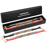 UCINNOVATE 4 x HiFi OFC Speaker Jumper Cable with Spade, 21cm Speaker Cable...