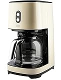 KHG Retro Filter-Kaffeemaschine KA-185 CE in creme aus...