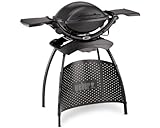 Weber Q1400 Elektrogrill mit Stand, 43 x 32cm Grillfäche, portabler BBQ...