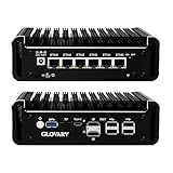 Glovary Firewall Mini PC Quad Core N100, DDR5 8GB RAM 128GB NVMe SSD, 6 x...