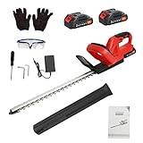 kurriuwu Hedge -Trimmer für 21 -V -Batterie, kordlessem Hedge -Trimmer mit...