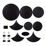 14 Stück Trommelschalldämpfer Pads Drum Mute Pads Matte Sound Off Becken...