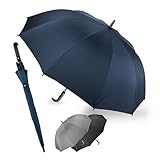 Langenberg Stockschirm sturmfest LORD – [EXTRA SPANNWEITE] Regenschirm...