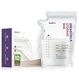 Nuliie 120 Stück Muttermilchbeutel, 250ml BPA-frei Muttermilch...
