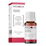 Medolin® Warzen Tinktur - Effektives Warzenmittel - Wissenschaftlich...
