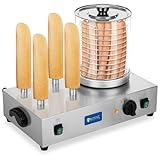 Royal Catering Hot Dog Maschine Gastro Hot-Dog Maker Professionell RCHW...