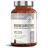 Magnesiumcitrat – 1480 mg – 240 vegane Magnesium Citrate Kapseln...