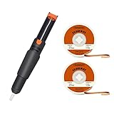 TOWOT Entlötpumpe & 2PCS Entlötdocht (Breite:2.5mm, Länge:1.5m) Zum...