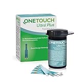 OneTouch Ultra Plus Blutzuckerteststreifen I 50 Stück I 1 Packung I zur...