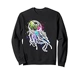 Pretty Dirty Paint Splatter Qualle Sweatshirt