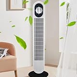 GWFBLID Turmventilator Ventilator Leise mit 3 Geschwindigkeiten 80°...