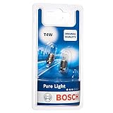 Bosch T4W Pure Light Fahrzeuglampen - 12 V 4 W BA9s - 2 Stück