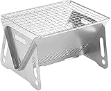 KWMAEEUID BBQ Grill Outdoor Gasgrill Outdoor Tragbarer BBQ Campinggrill...