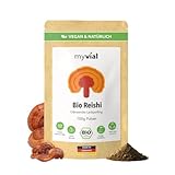 Bio Reishi Pulver 100g - Vitalpilz Ganoderma Lucidum - Perfekt für...