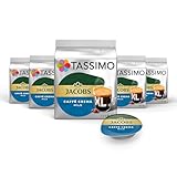 Tassimo Kapseln Jacobs Caffè Crema Mild XL, 5 x 16 Pads, 80 Kaffeekapseln