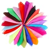 LWMTT 24 Stück Jongliertücher Bunte Tücher Baby 60 x 60 cm...