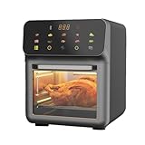 Kombination aus Luftfritteuse und Toastofen, Toaster mit Luftfritteuse, 15...