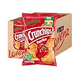 Lorenz Snack World Crunchips Paprika, 10er Pack (10 x 150 g)