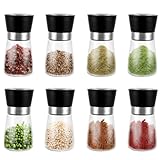 YAYODS 8 Stück Pfeffermühle - Gewürzmühle - 180 ml Einstellbarem...
