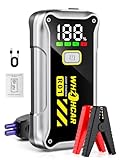 Starthilfe Powerbank 4000A Tragbare Auto Starthilfe 12V (Bis Zu 9,0L Benzin...