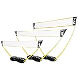 HAMMER 3 in 1 Netz Set für Volleyball, Badminton & Tennis, Spaß für jung...