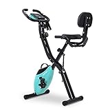 Merax Fitness Bike, Heimtrainer Klappbar, Magnetische Faltbares...