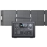 BLUETTI Solar Generator EB3A mit 120W Solarpanel, 268Wh Tragbare...