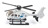siku 0807, Polizei-Hubschrauber, Metall/Kunststoff, Silber, Drehbare...