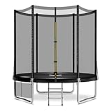 JUMMICO Trampolin Outdoor Ø 183/228/305/366/427 cm, Gartentrampolin für...