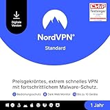 NordVPN Standard, 10 Geräte, 1 Jahr, VPN & Cybersicherheit, Digitaler Code