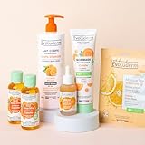 EVOLUDERM Routine Shine 6 Gesicht & Körper – 1 Milch + 2 Karottenöle +...