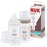 NUK Perfect Match Babyflaschenset | Ab 3 Monate | Passt sich dem Baby an |...