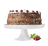 Sendez Große Kuchenplatte ⌀30cm aus Porzellan Tortenplatte...
