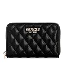 Guess ATABEY SLG MITTELREIS RUND Frau PORTEMONNEE SCHWARZ QG9894140-BLA