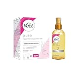 Veet Haarentferungs-Set fürs Gesicht mit Enthaarungscreme (100ml) &...