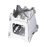 Metall-Holzofen, zusammenklappbar, Taschenofen, Kochbrenner,...