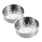 GLEAVI 2 Stück Reiskocher Dampfgarer Gemüse Kochen Dämpfeinsatz für...