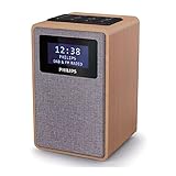 Philips R5005/10 Radiowecker, DAB+ Radio (2,5 Zoll Full-Range-Lautsprecher,...