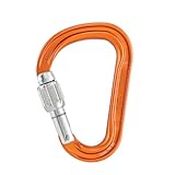 PETZL - Screw-Lock Karabiner ATTACHE - Unisex, Orange, Einheitsgröße