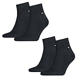 Tommy Hilfiger 4 Paar Quarter Socken Gr. 39-46 Herren Business Sneaker...