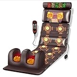 Massagematte Ganzkörpermassage mit Wärmefunktion und 10...