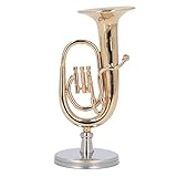 HERCHR Miniatur-Baritonhorn, Classic Cantabile, Tuba-Miniatur-Replik Mit...