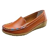 Damen Pantoletten Elegant Hausschuhe Atmungsaktive Keilabsatz Pumps Clogs...