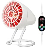 Hoakya Infrarotlampe, 150W Infrarot Wärmestrahler, Rotlichtlampe...