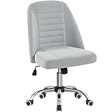 Yaheetech Bürostuhl Schreibtischstuhl Ergonomisch Gepolstert Stoff...