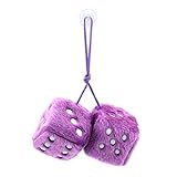 ShawFly Car Hanging Furry Dice, Paar hängende Paare Auto Anhänger mit...