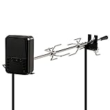 BBQ-Toro Grillspieß Set 93,5 cm | 2 Fleischnadeln | Grilldrehspieße...